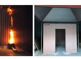 Room Corner Test ISO 9705, EN 14390; ASTM D5424; ASTM D5537; ASTM E603; ASTM E1537; ASTM E1590; ASTM E1822; NFPA 265; UL 1685; NT FIRE 25; NT FIRE 32