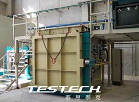 Vertical Fire Testing Furnace En1363-1, ISO 834 